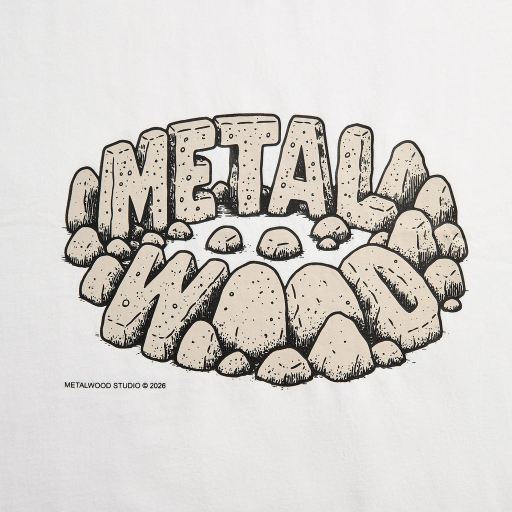 Metalwood Stonehenge Tee - White