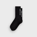 Kith Fast Logo Cotton Crew Socks - Black
