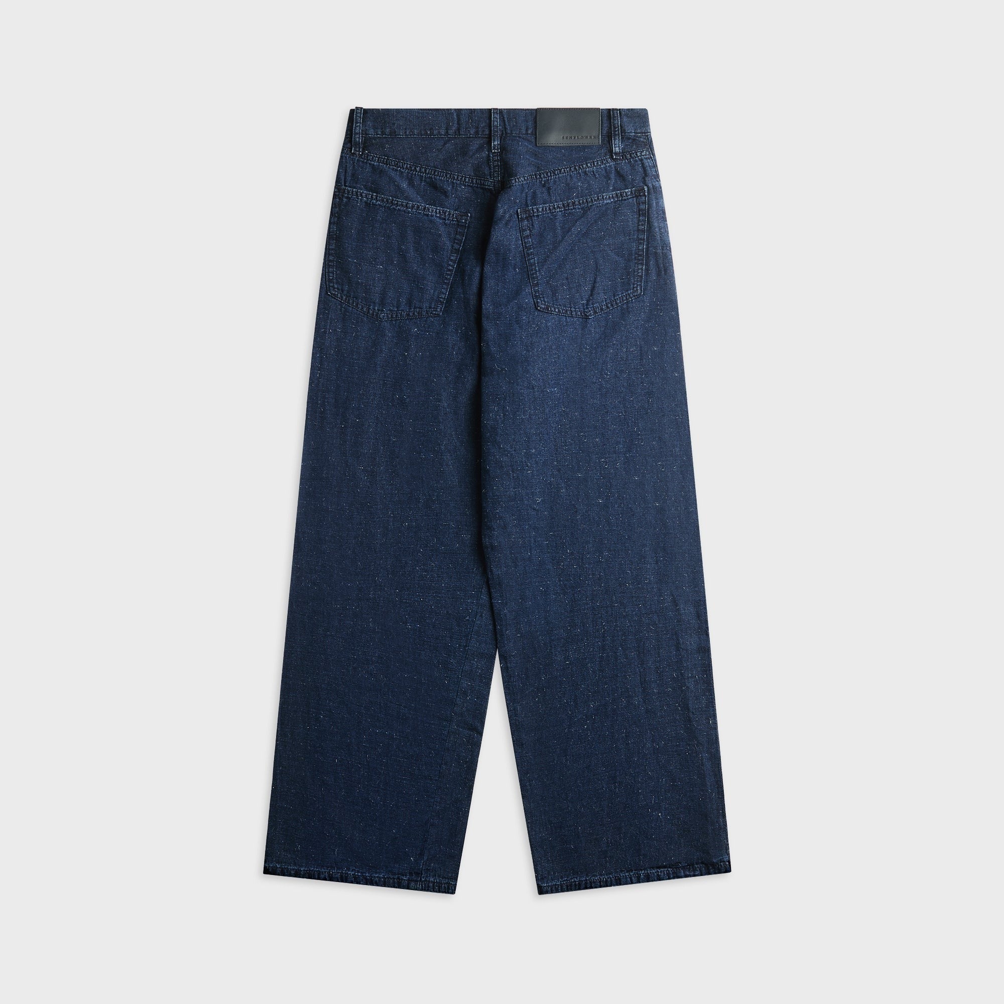 Sunflower Super Wide Twist Denim - Indigo Hemp