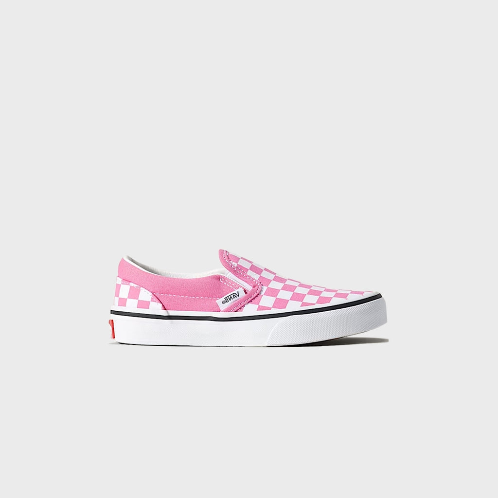 VANS PS Classic Slip-On Checkerboard Shoe - Checkerboard Fizz Pink