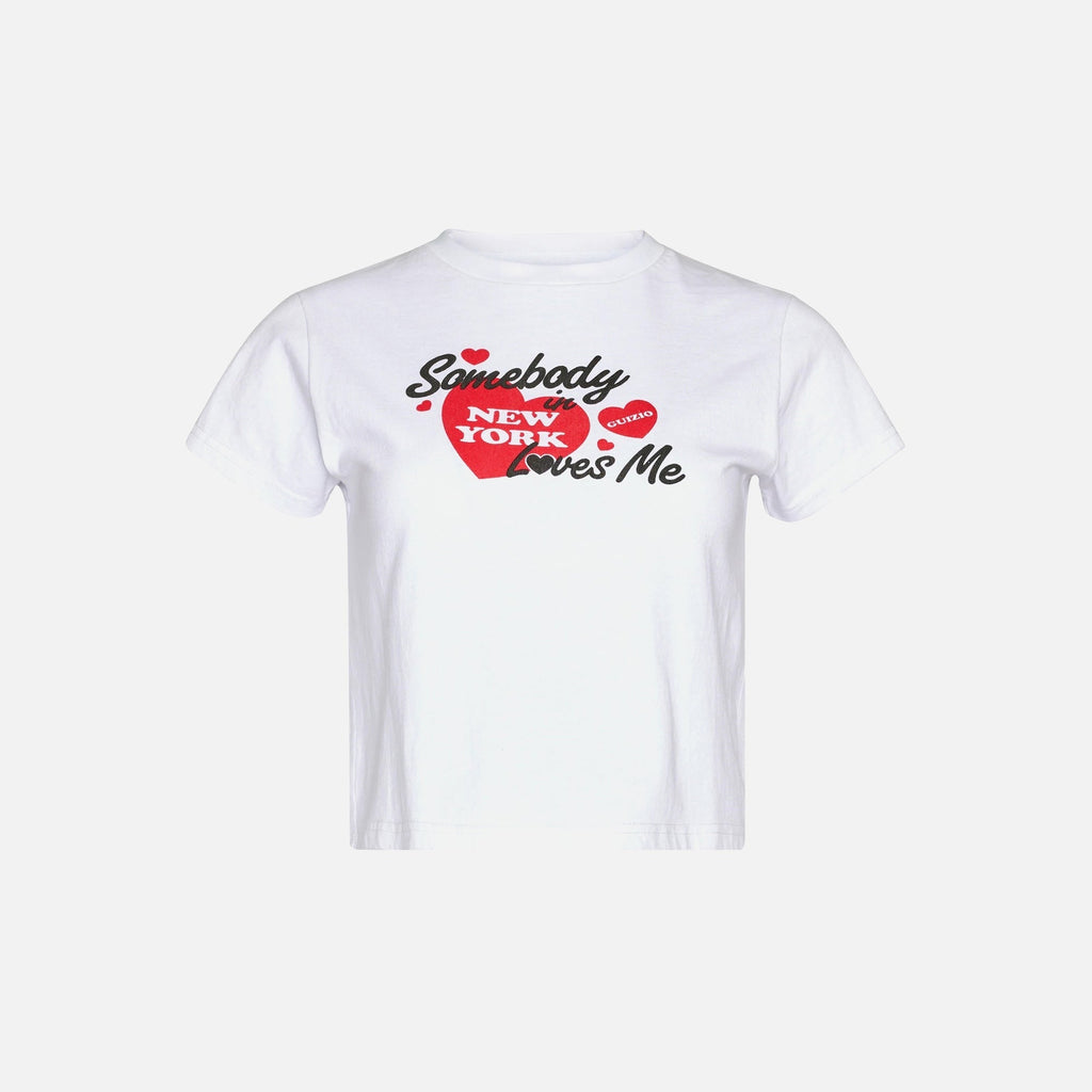 GUIZIO NY Cotton Tee - White