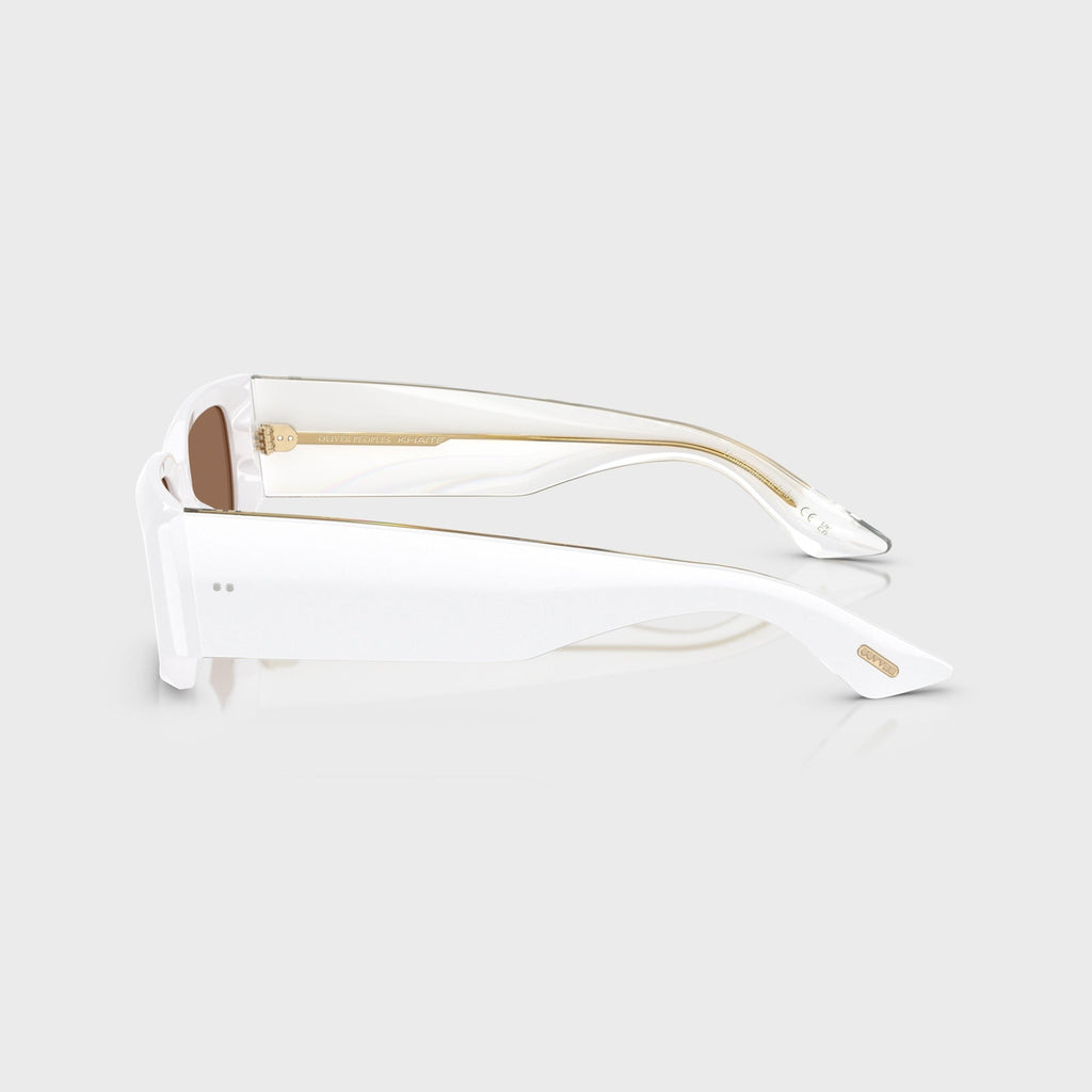 KHAITE x Oliver Peoples 1995C Sunglasses - White / Brown