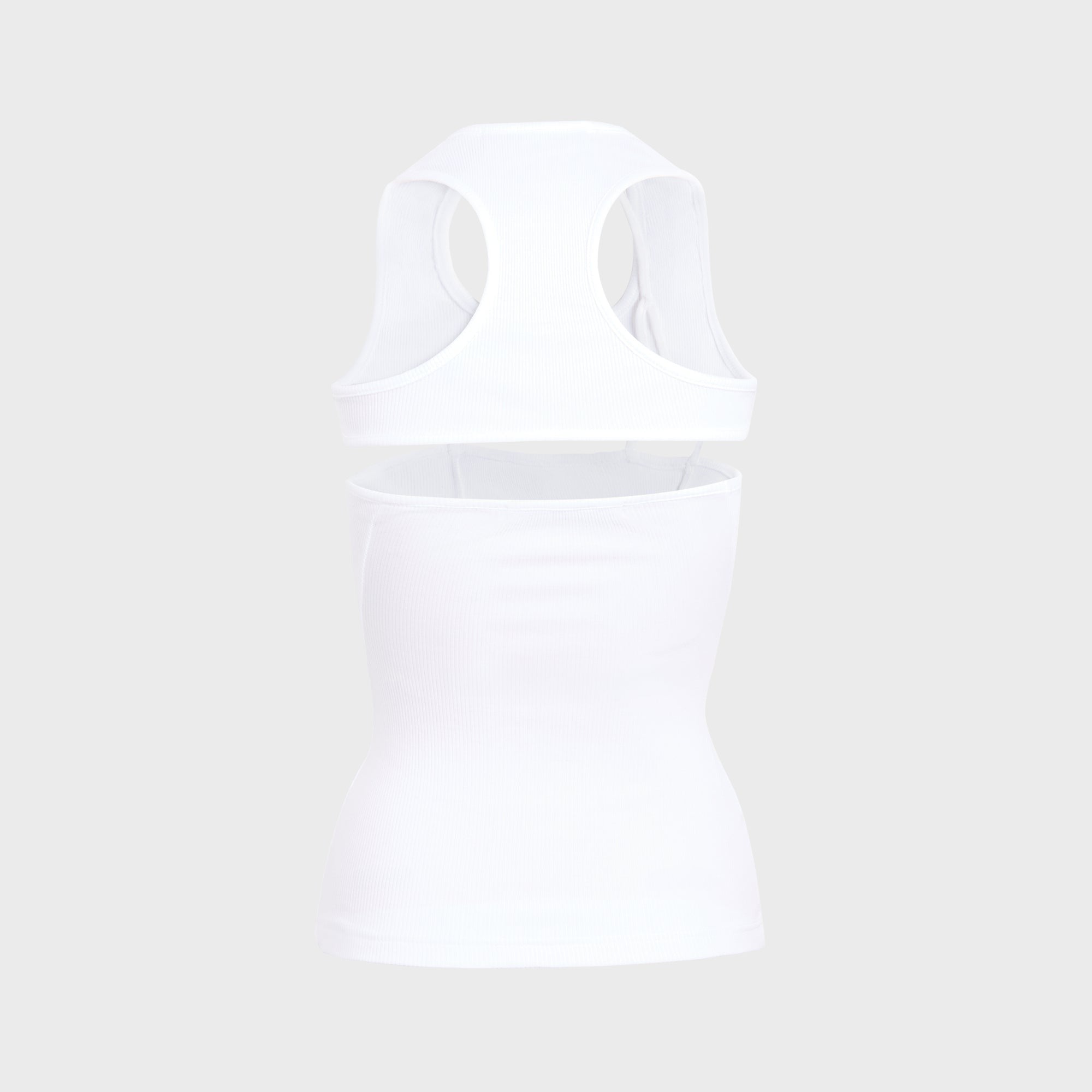 Ottolinger Split Racerback RIb Tank - White