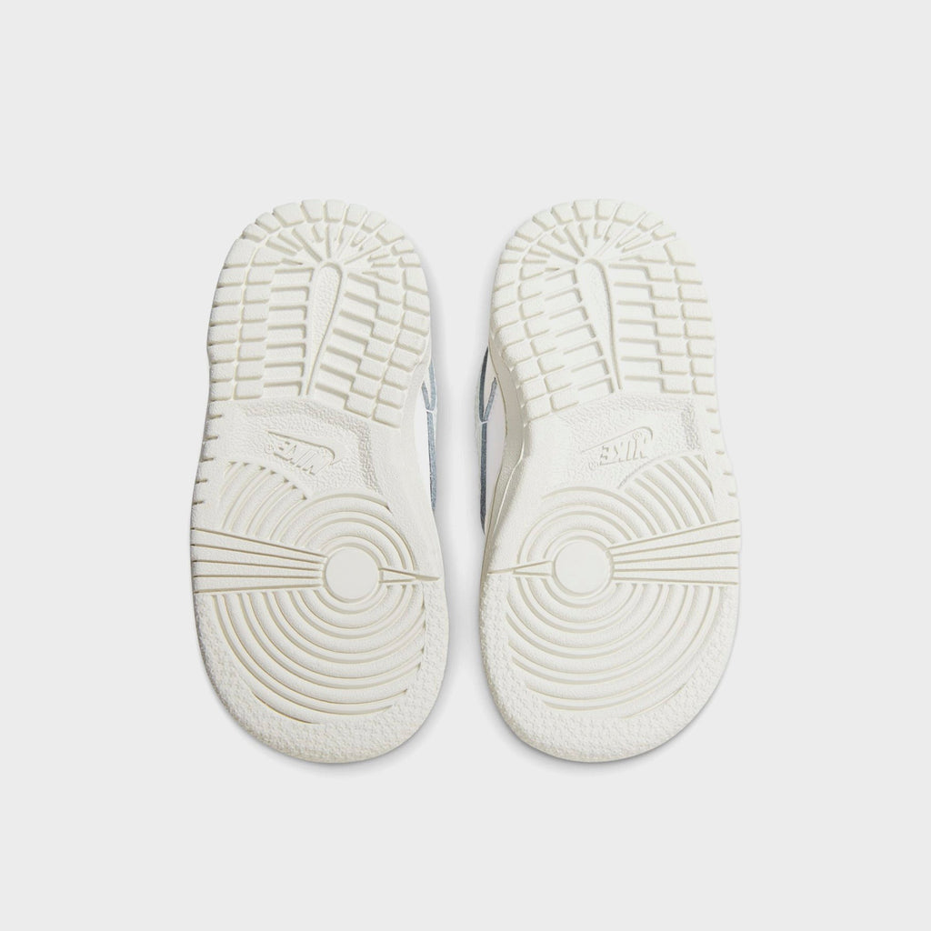 Nike TD Dunk Low - White / Light Silver-Phantom