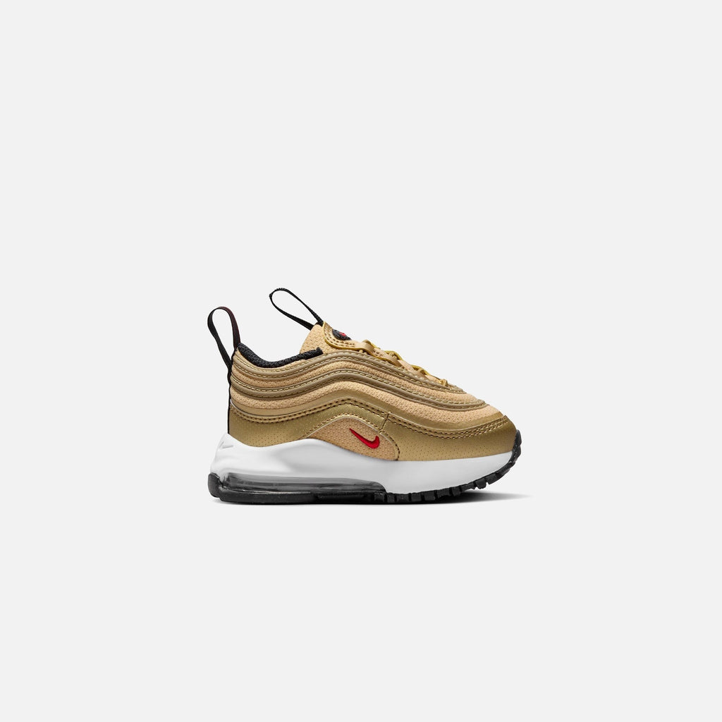 Nike TD Air Max 97 - Metallic Gold / University Red / Black / White