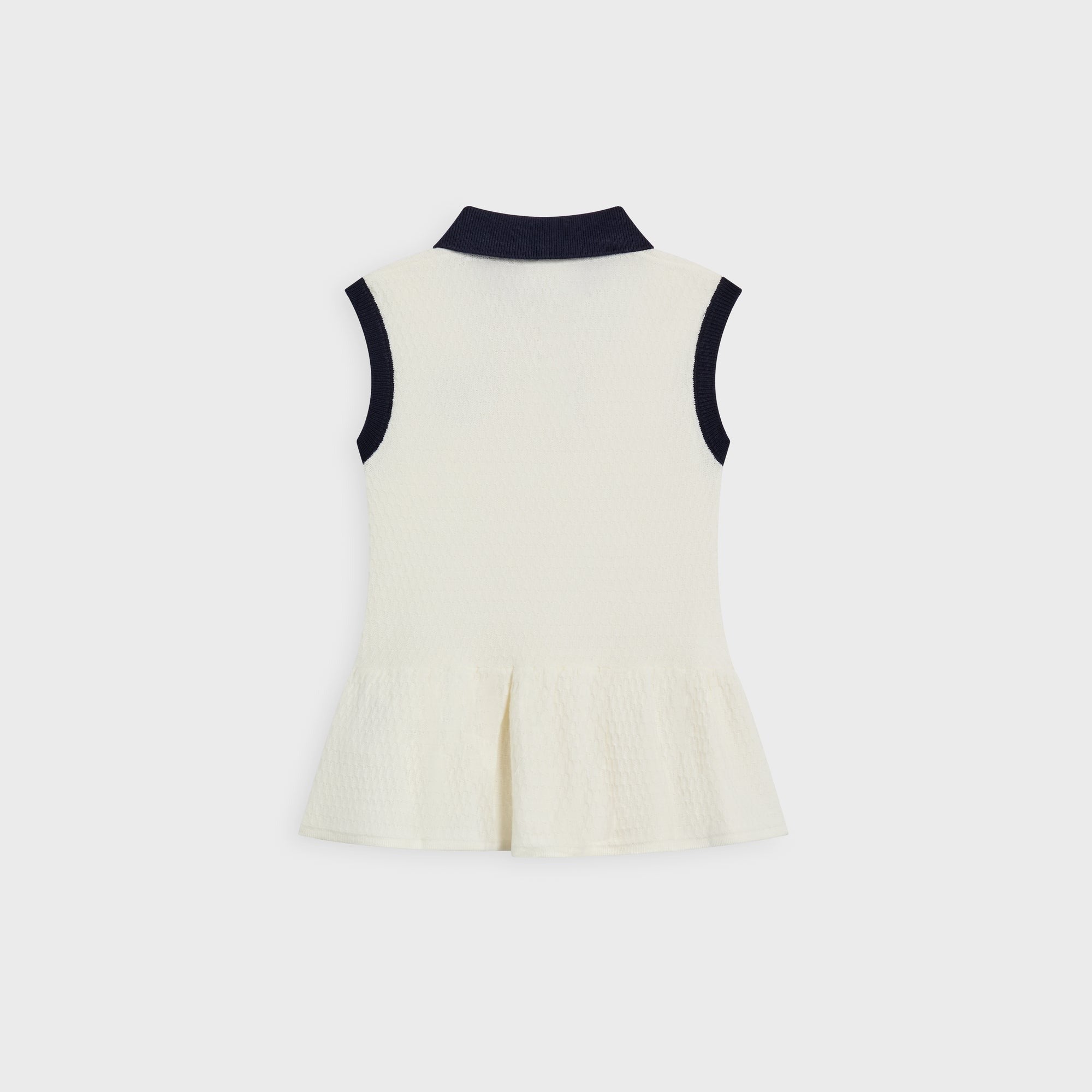 Kith Baby Knit Teagan Short Sleeve Polo Dress - Silk