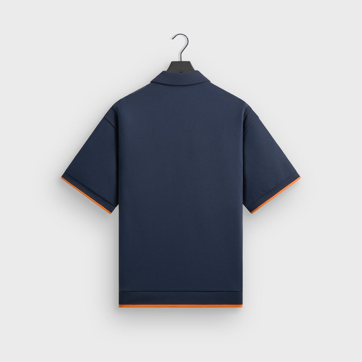 Kith for the New York Knicks Playoffs Zip Front Performance Knit Polo - Nocturnal