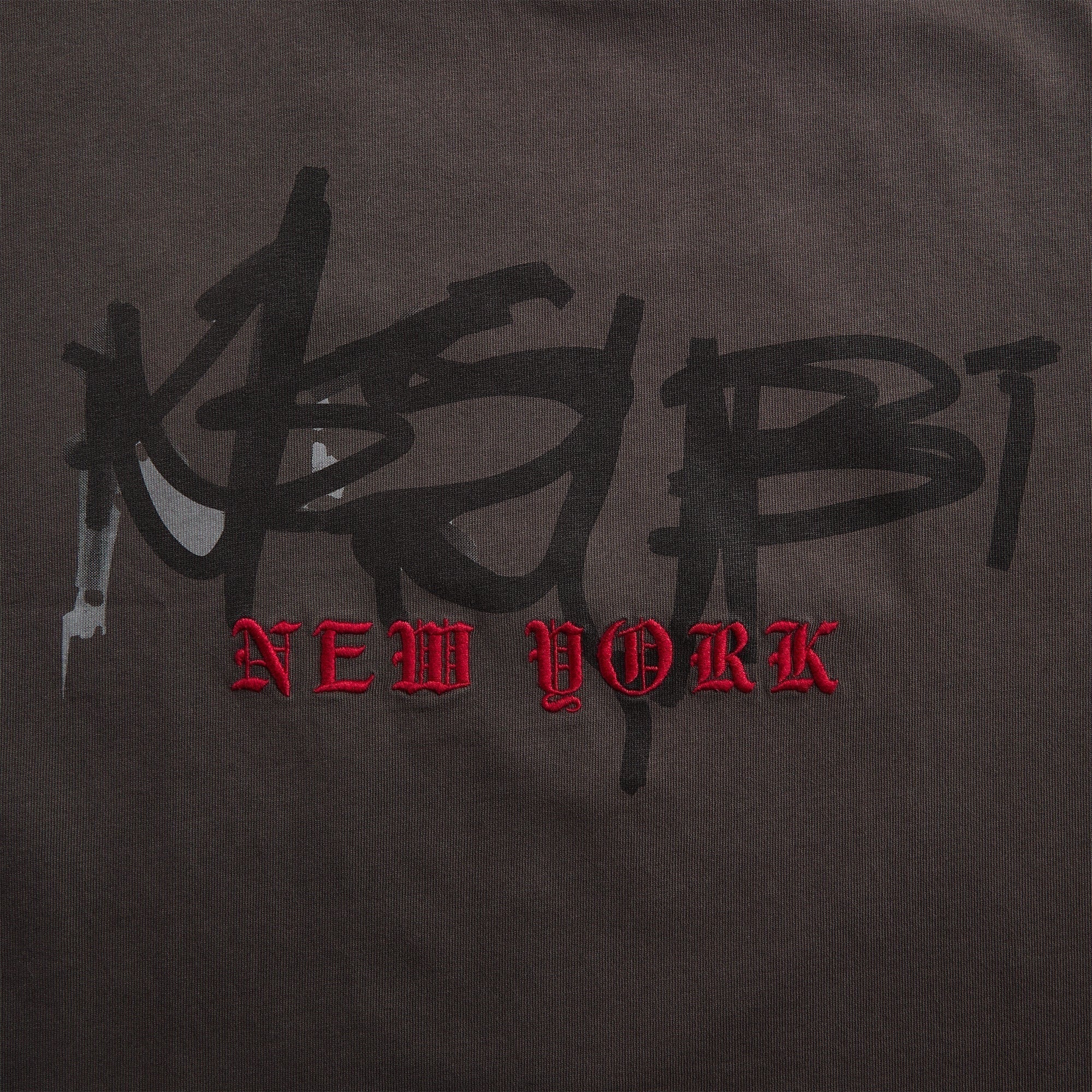 Ksubi Graff Ekcess Short Sleeve Tee - Old Black