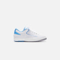 Jordan Air Jordan 2 Retro Low - White / University Blue / Cement Grey