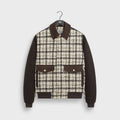 &Kin Mixed Tweed Hawthorne Flight Jacket - Sandrift