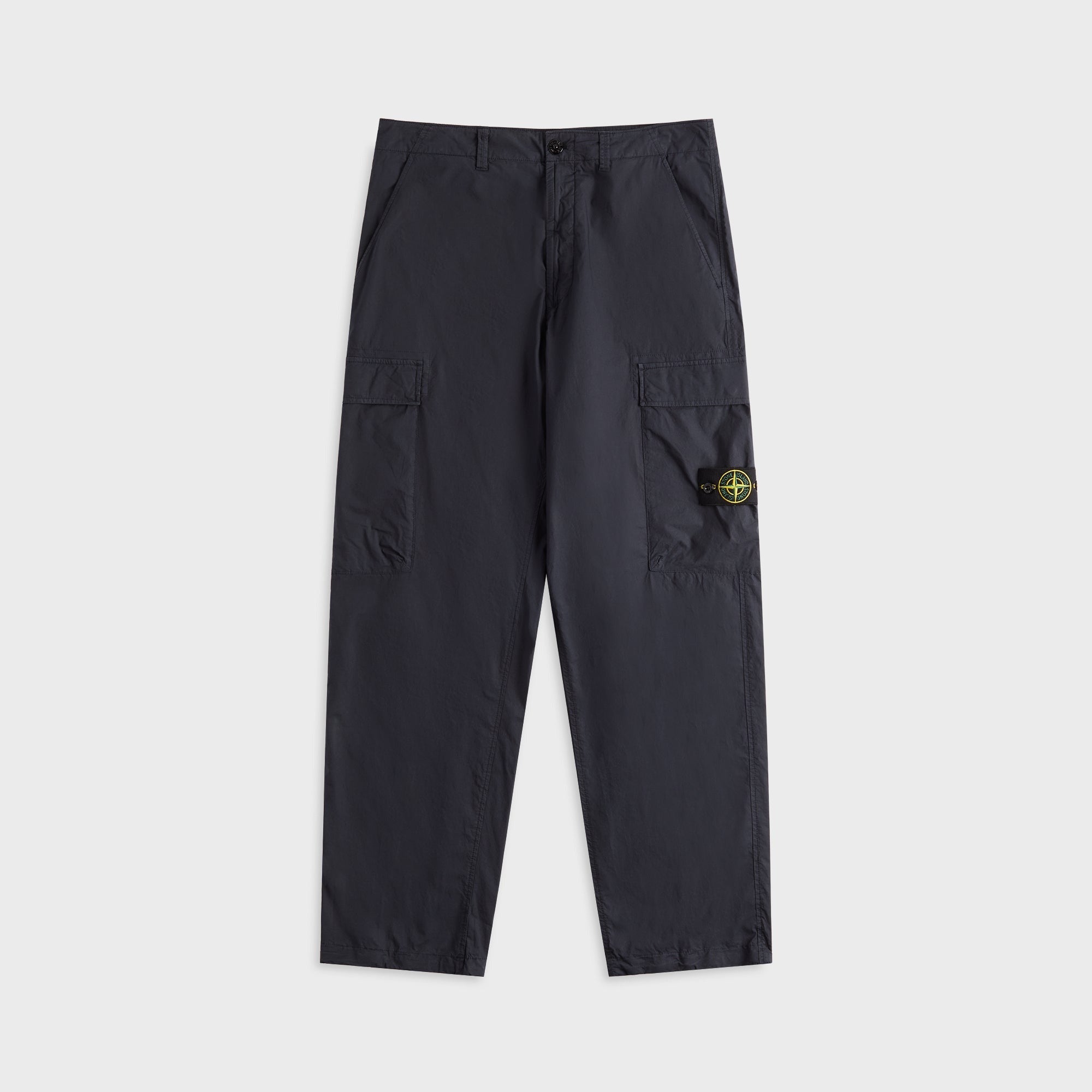 Stone Island Loose Fit Cargo Trousers - Navy Blue