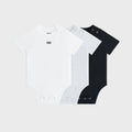 Kith Baby 3-Pack Origins Bodysuit - Black