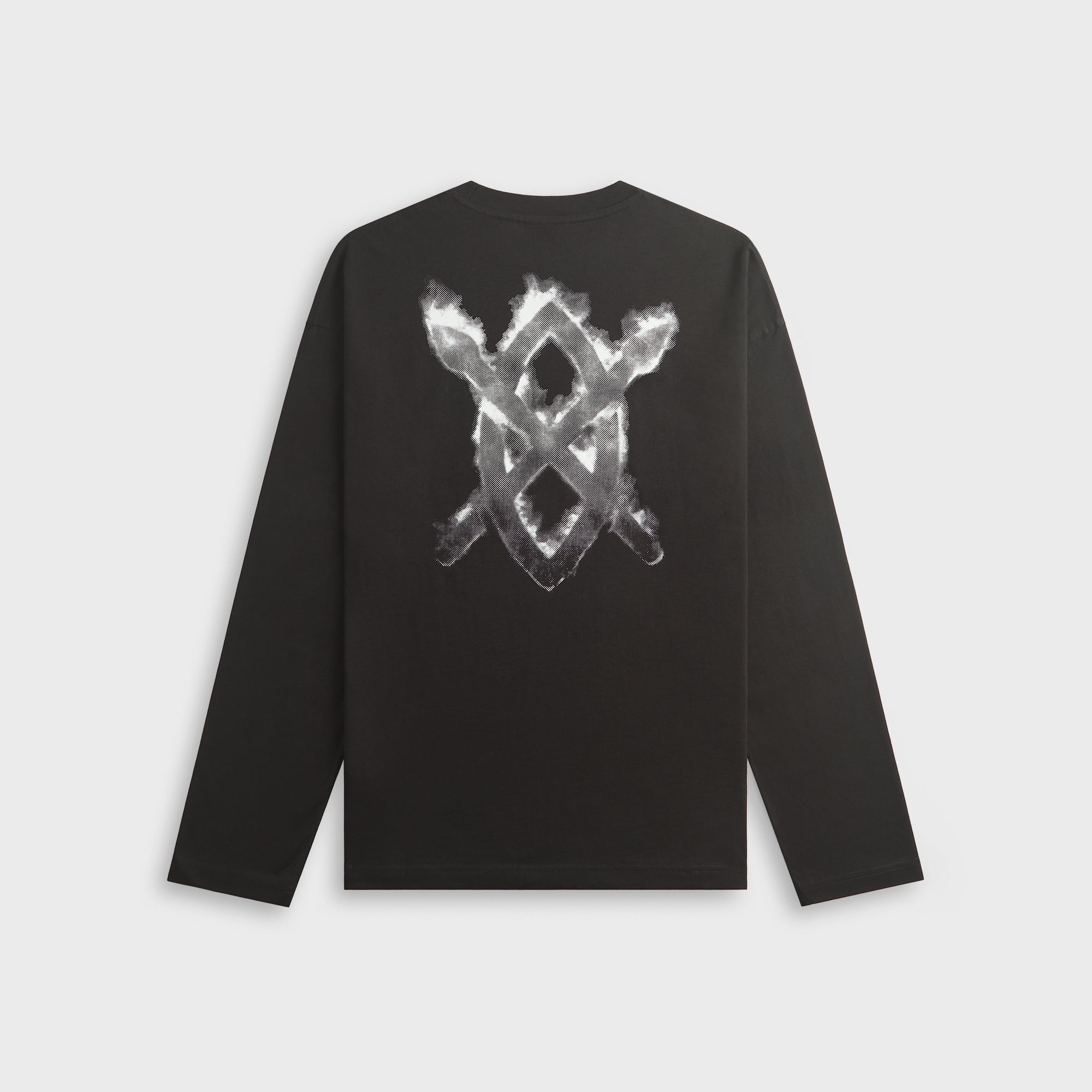 Daily Paper Burning Shield Long Sleeve Tee - Black