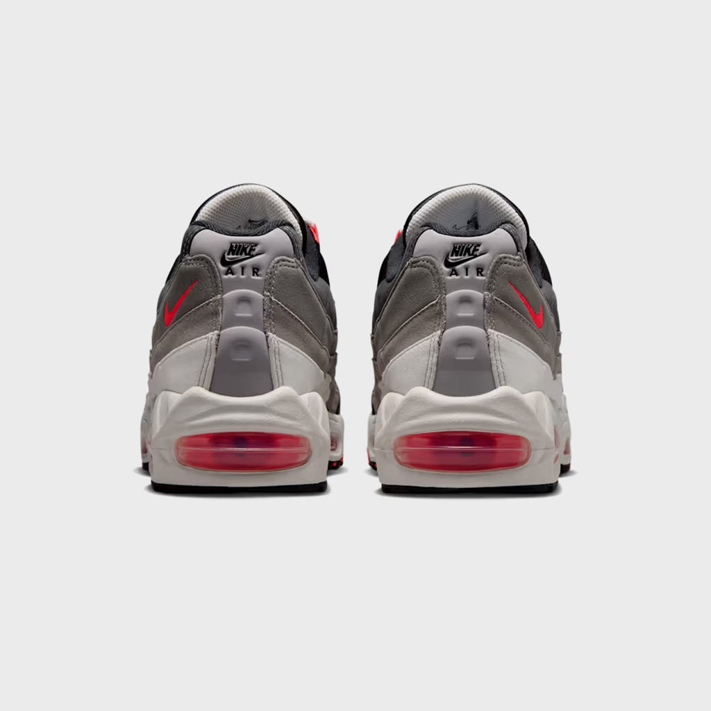 Nike Air Max 95 Big Bubble Premium - Anthracite / Light Graphite / Light Charcoal / Solar Red