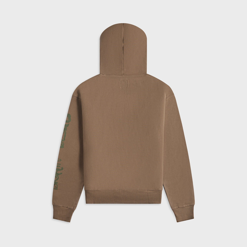 Brain Dead Future Vision Hoodie - Coffee
