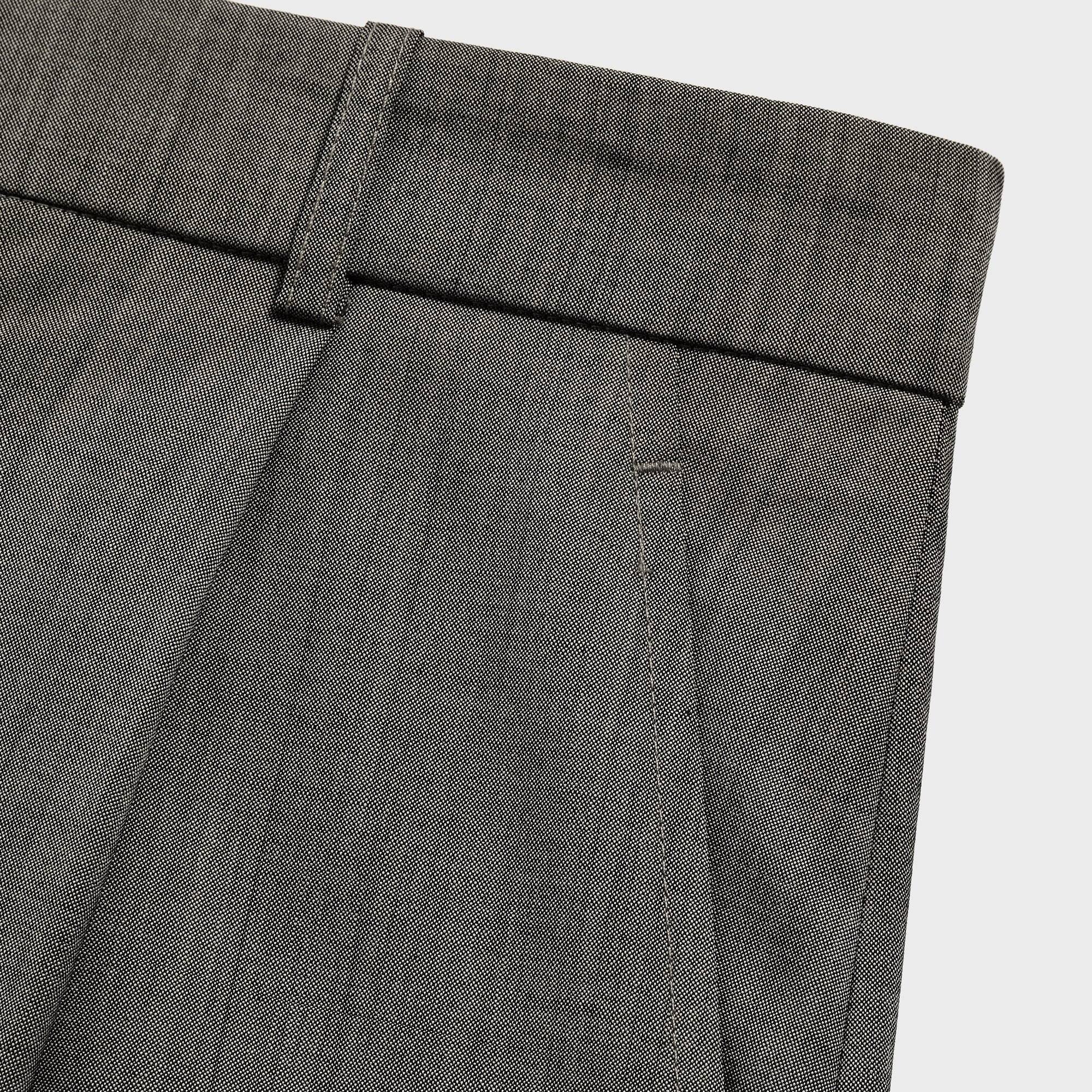 &Kin Tropical Wool Gibbs Pant - Grey Melange