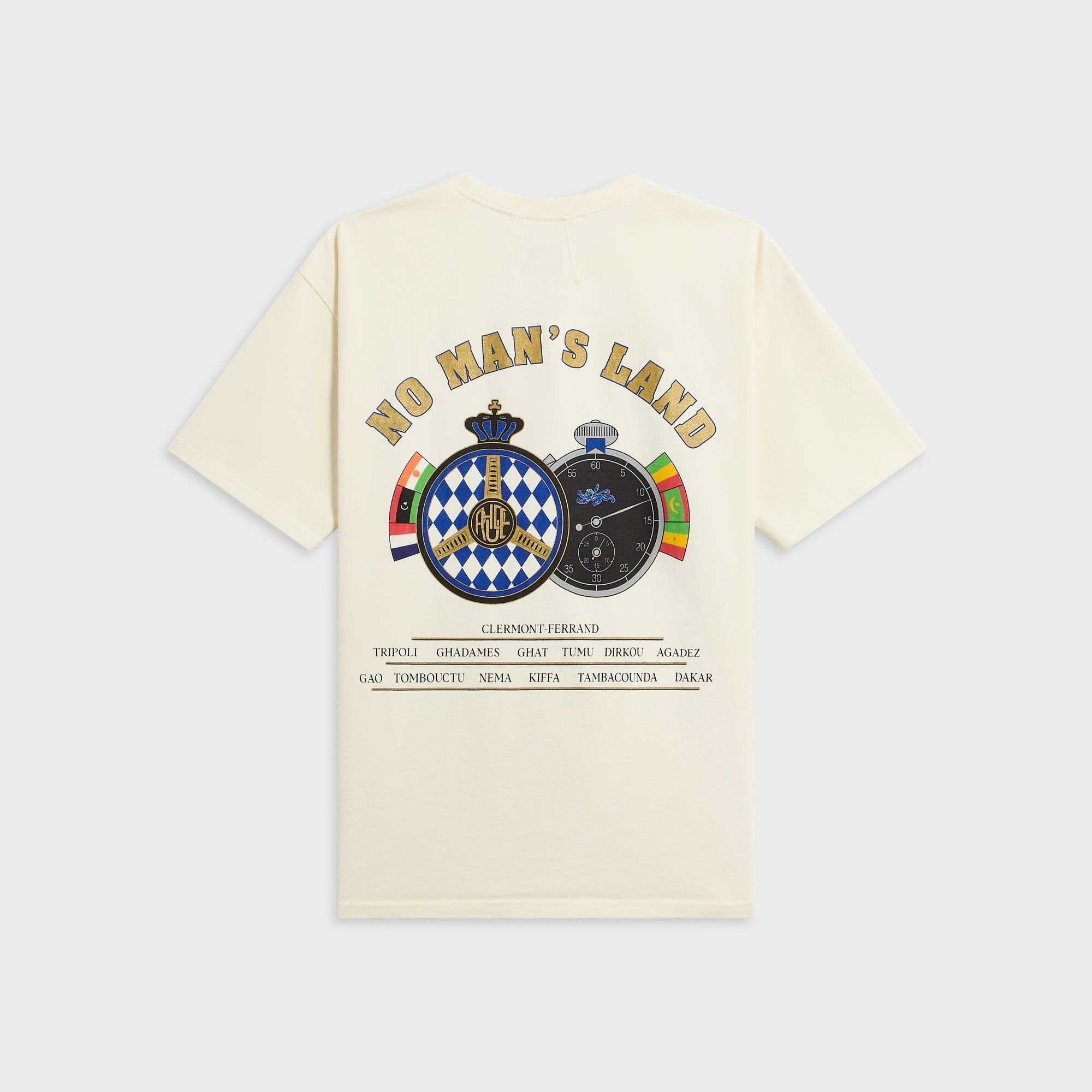 Rhude Chrono Tee - Vintage White / Blue