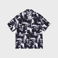 vowels Printed Still Shirt - Black