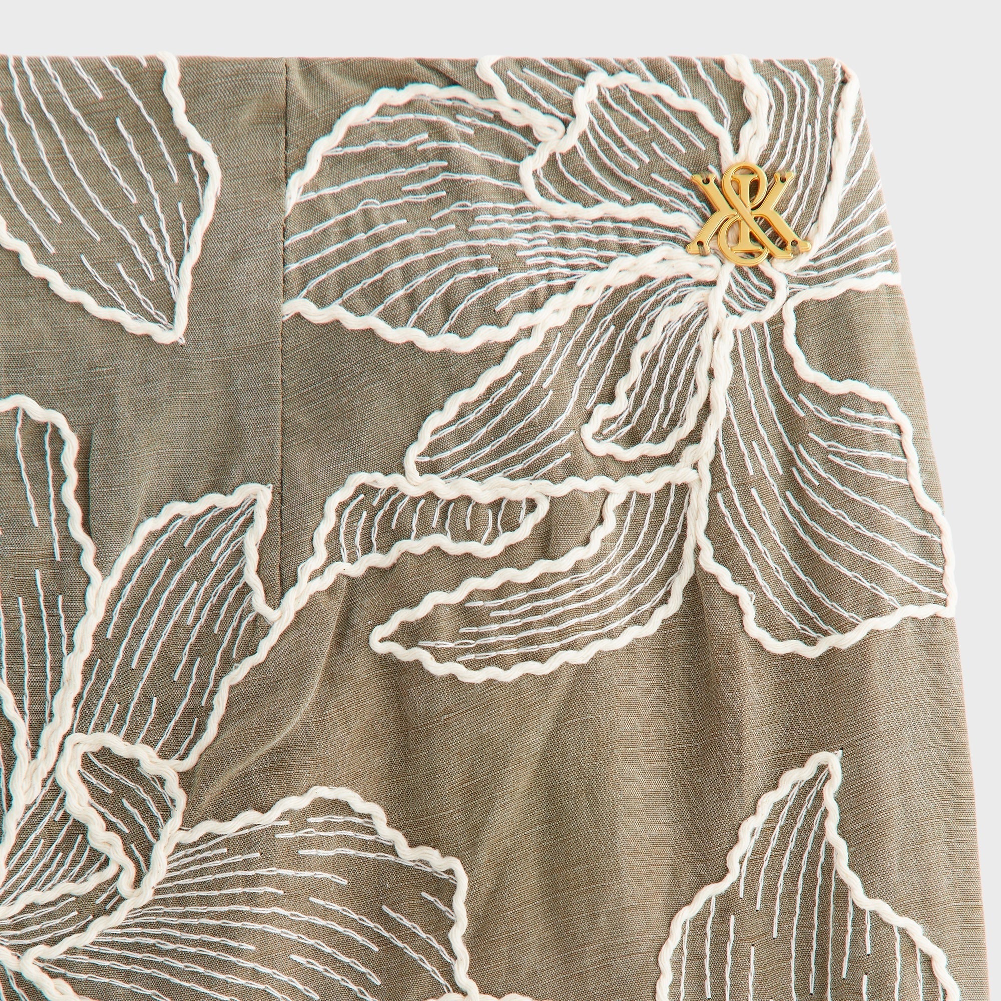 Kith Women Petra II Embroidered Pant - Dome