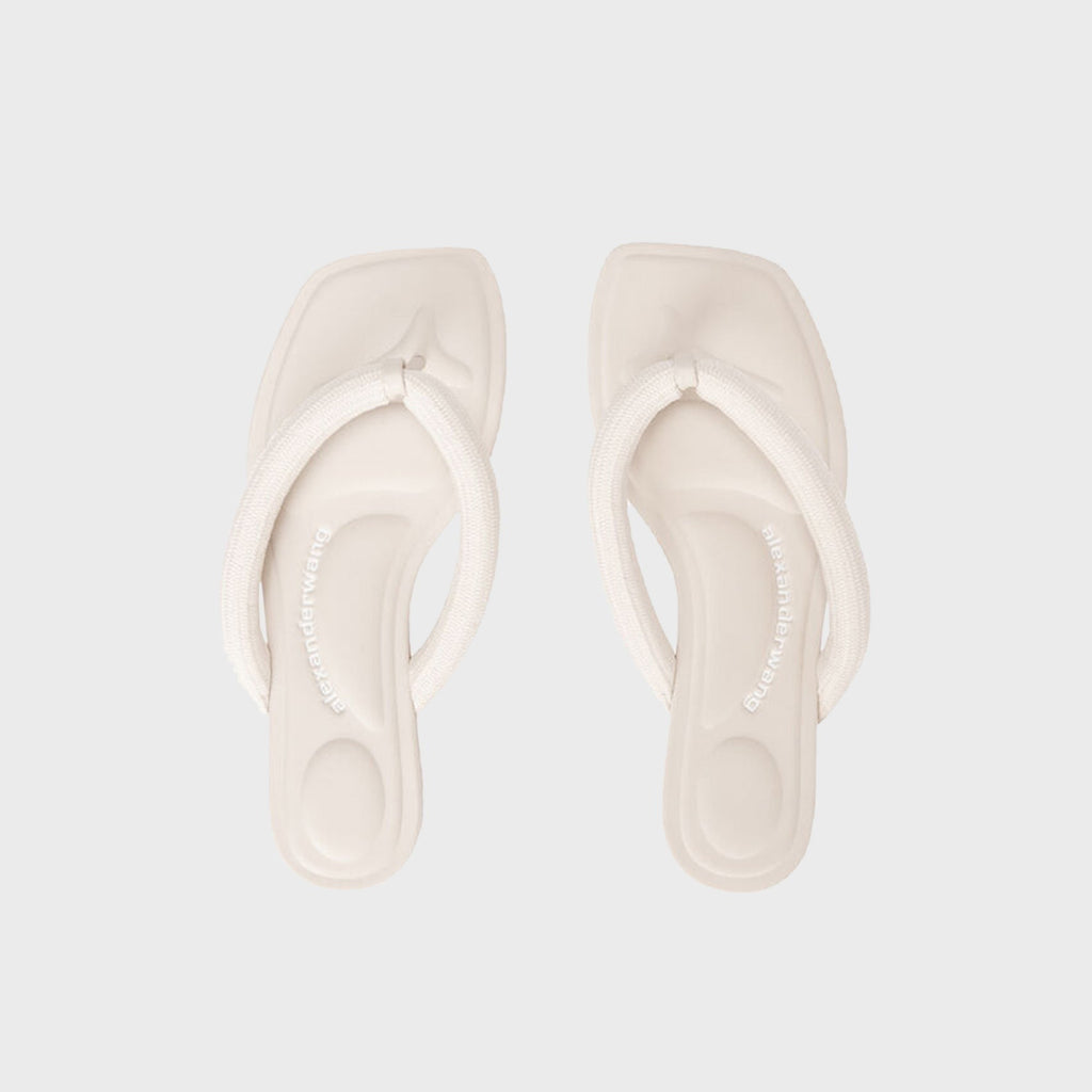 Alexander Wang Jenna Tubular Flat Thong Sandal - Vanilla