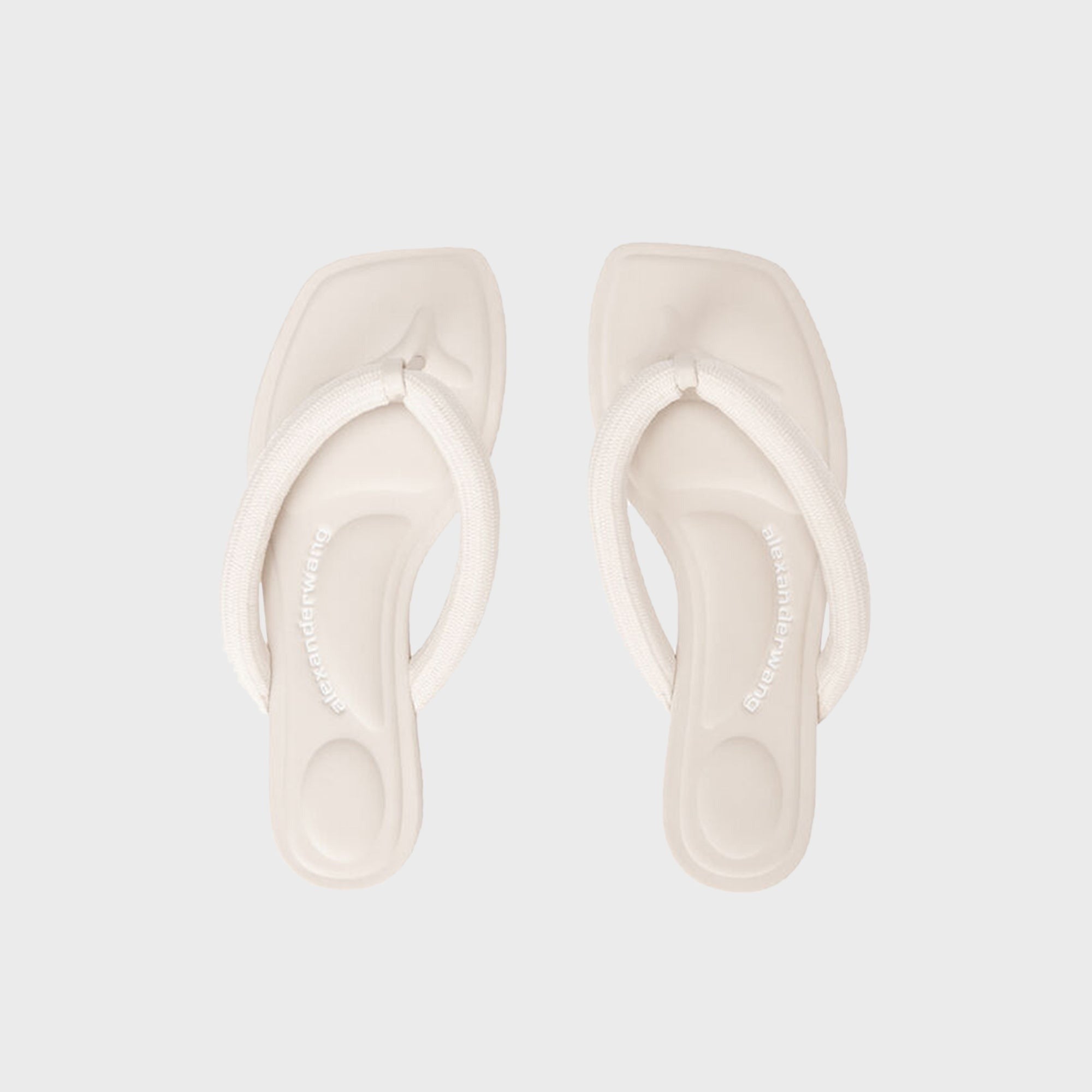 Alexander Wang Jenna Tubular Flat Thong Sandal - Vanilla