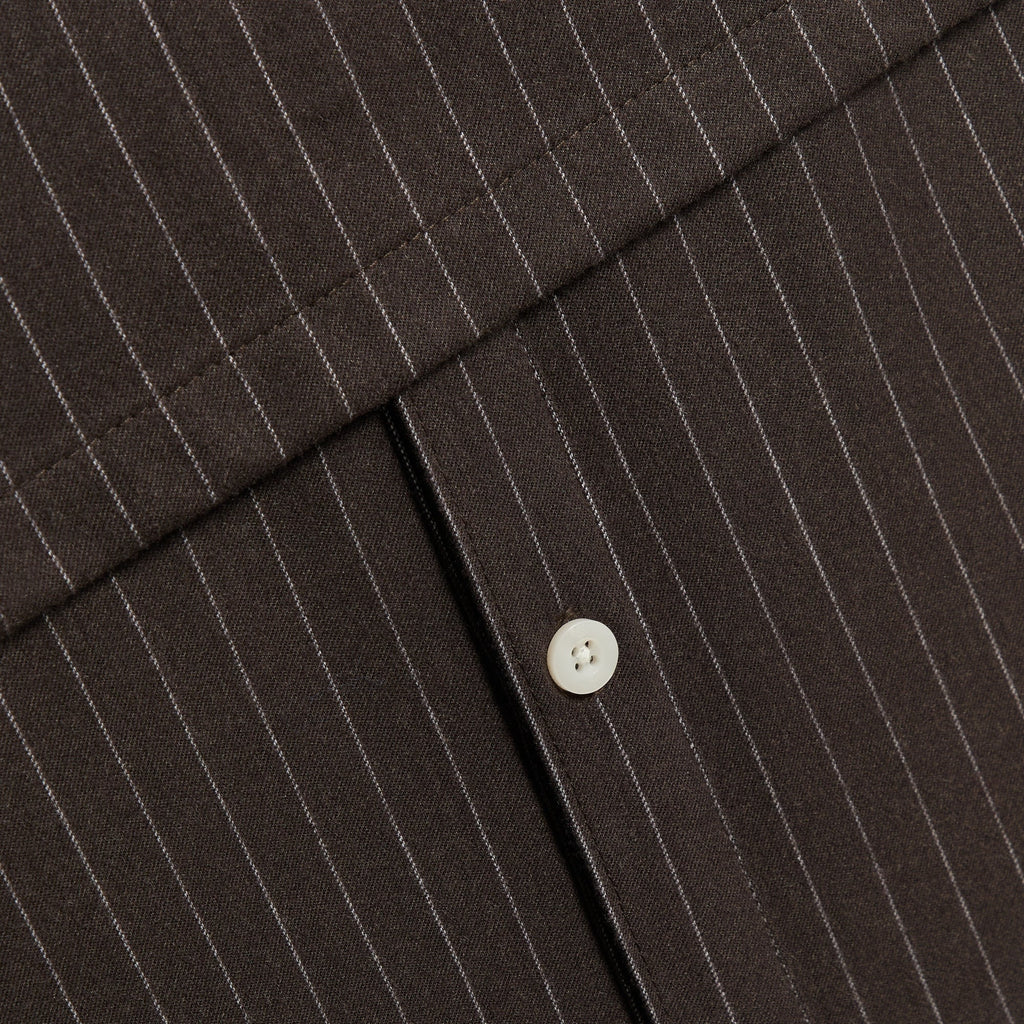 Kith Pinstripe Flannel Tamlin Buttondown Shirt - Clever
