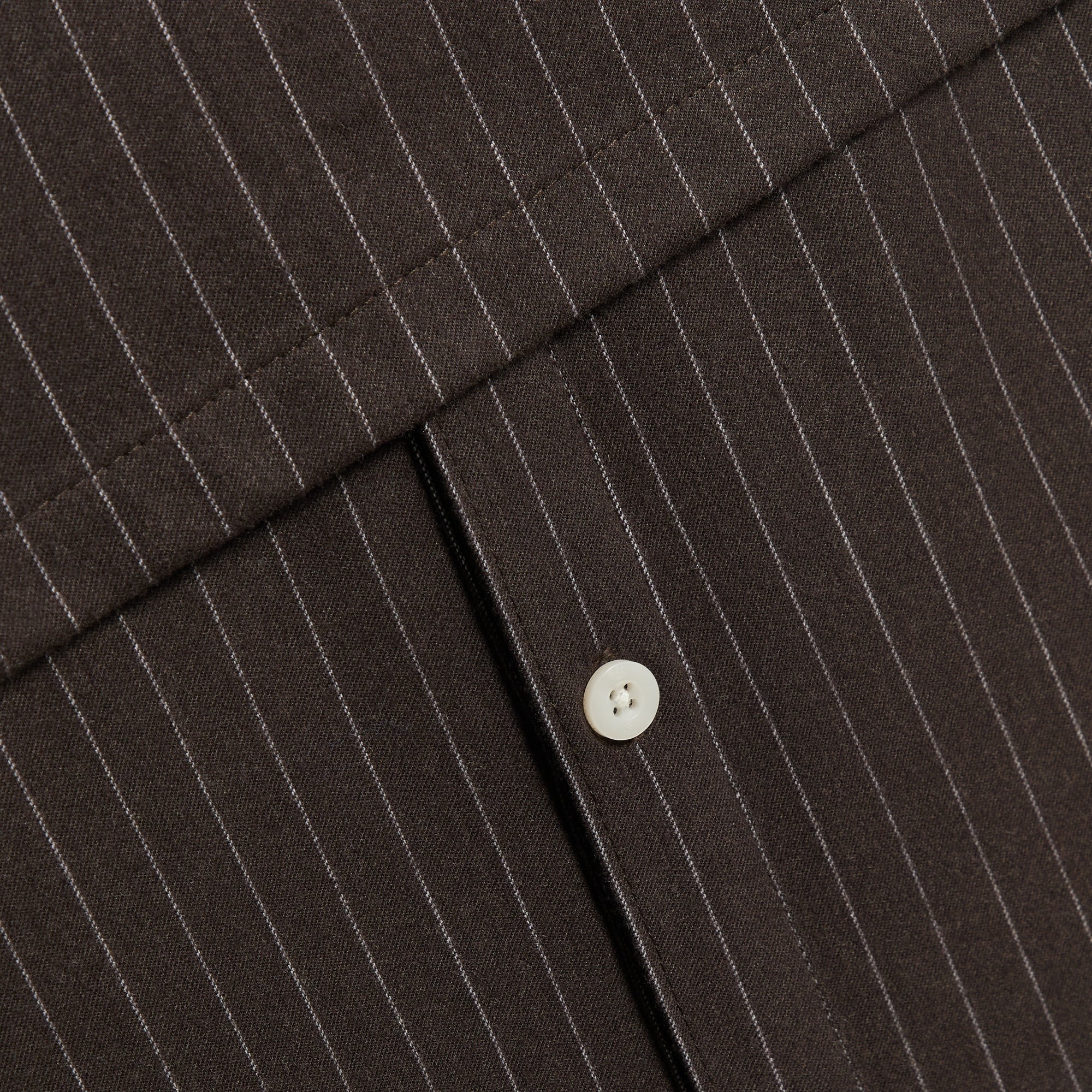 Kith Pinstripe Flannel Tamlin Buttondown Shirt - Clever