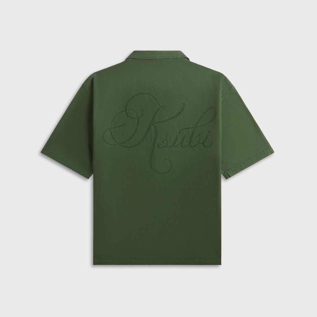 Ksubi Kursed Diner Short Sleeve Shirt - Hash Green