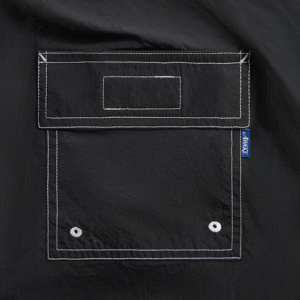 Awake NY Classic Logo Swim Trunk - Black