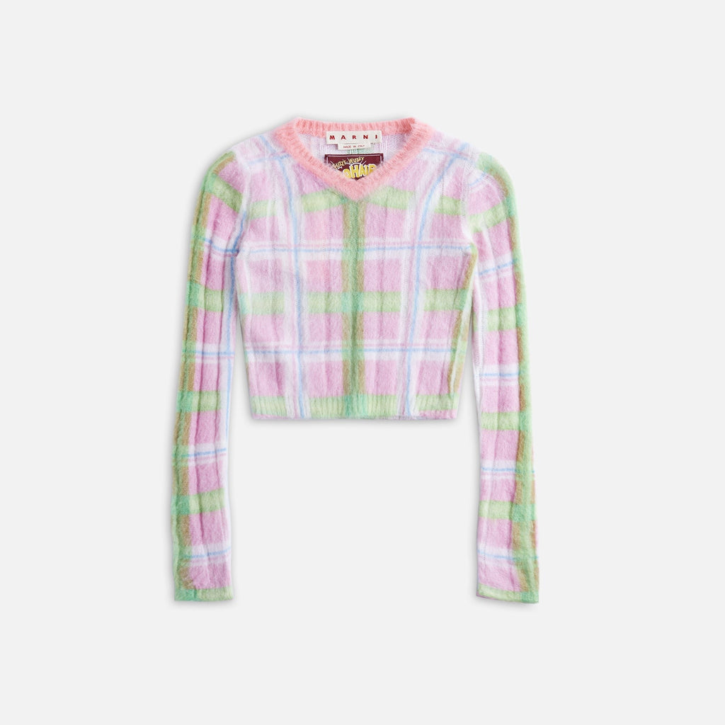 Marni V Neck Sweater - Pink Gummy