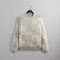 Kith Lewis Check Sweater - Light Heather Grey