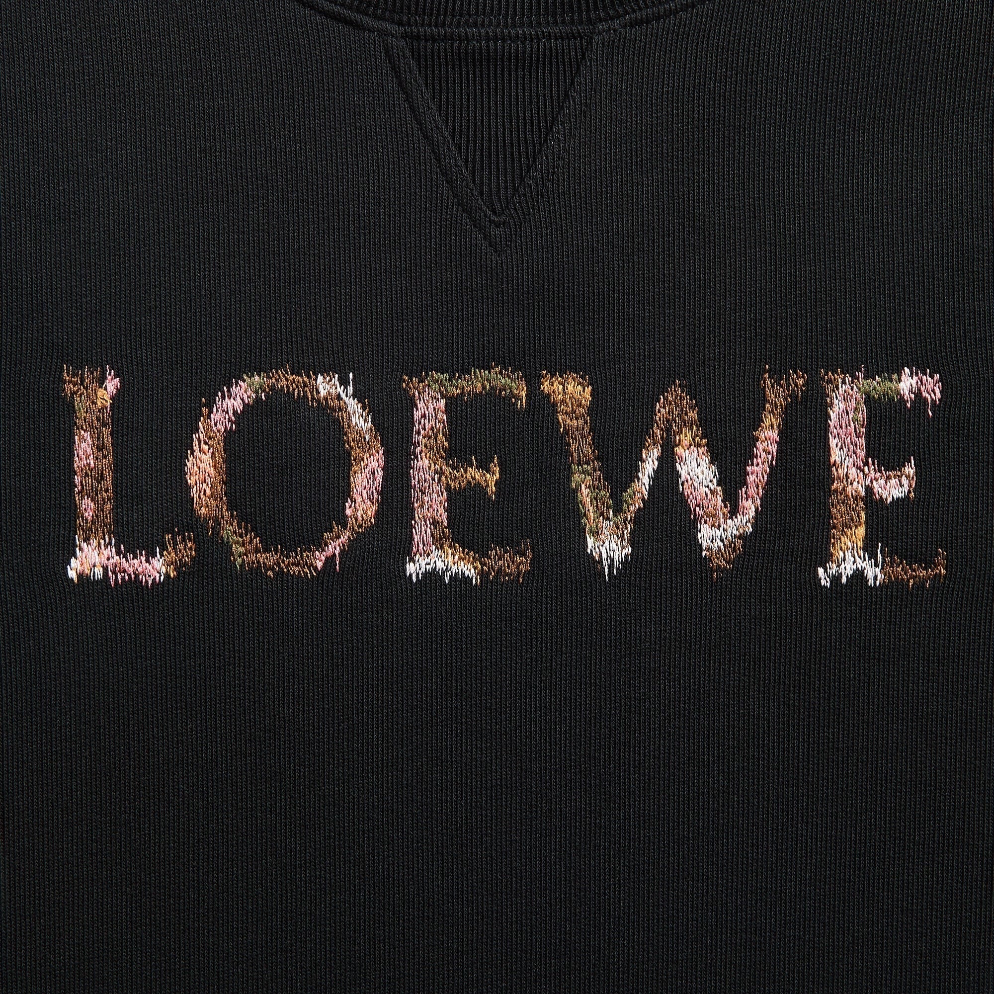 Loewe Regular Fit Sweatshirt - Black