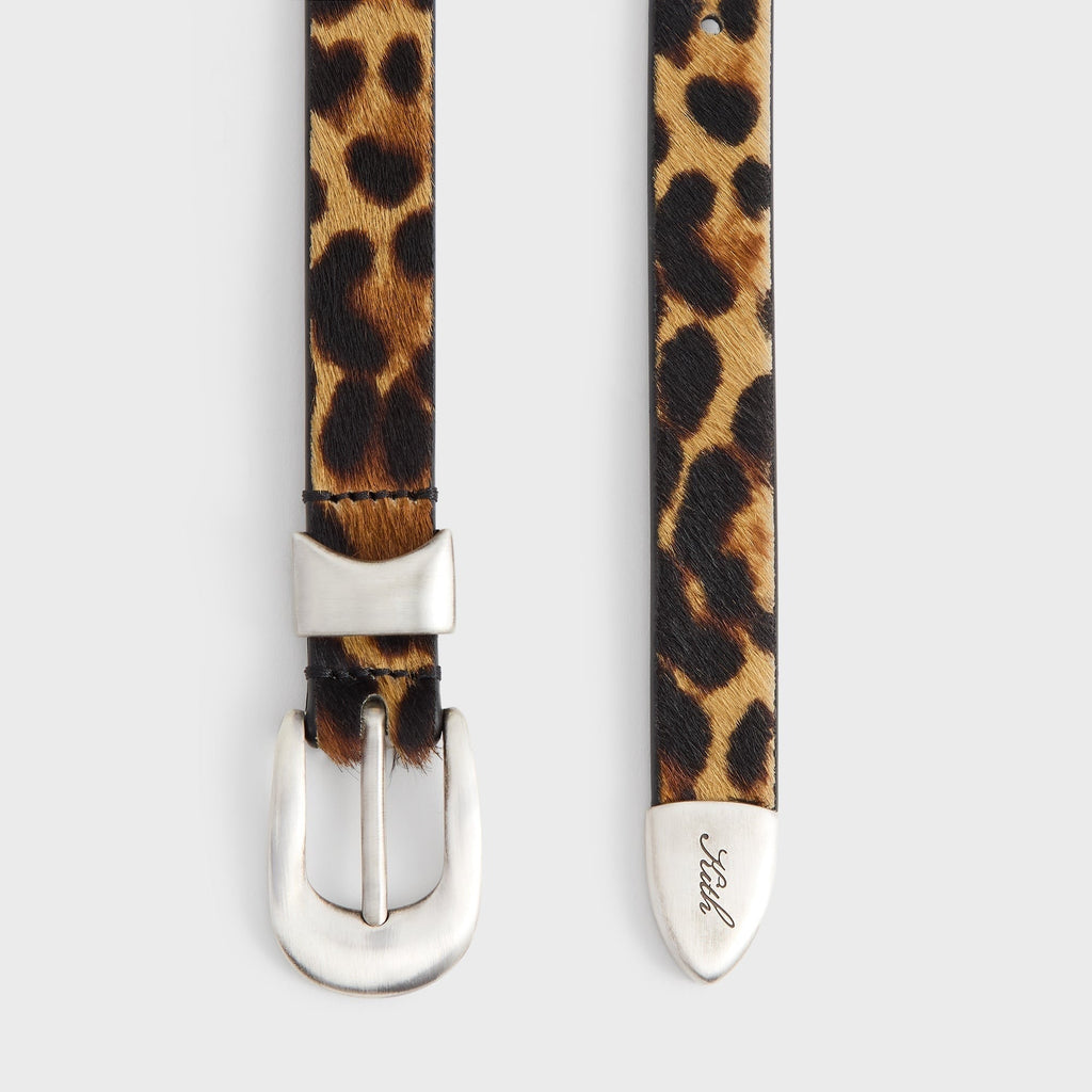 Kith Western Leopard Pony Hair Belt - Sanctuary