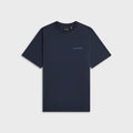 Daily Paper Candle Label Boxy Tee - Sky Captain Blue