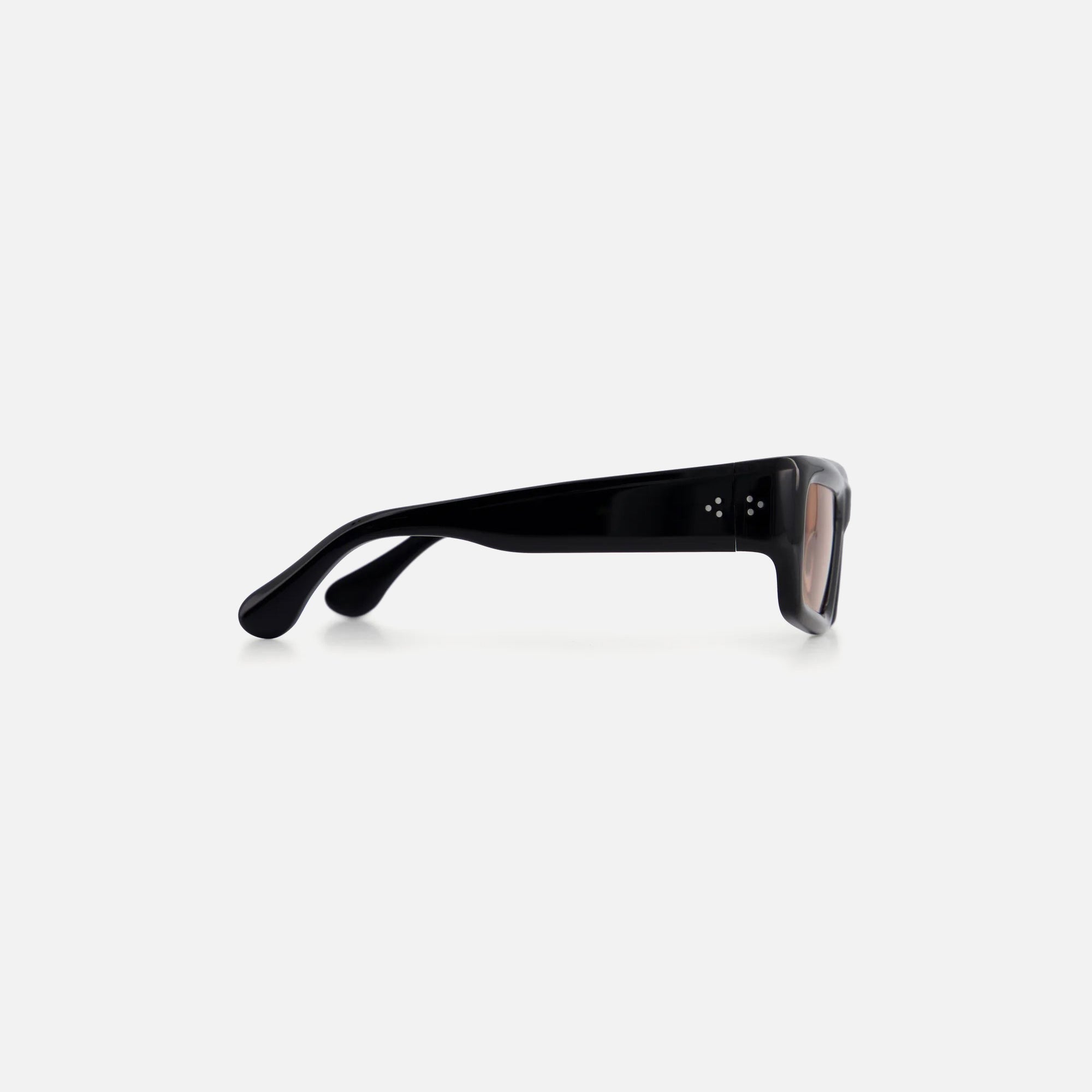 Port Tanger Sabea Frames Acetate - Black / Amber Lens