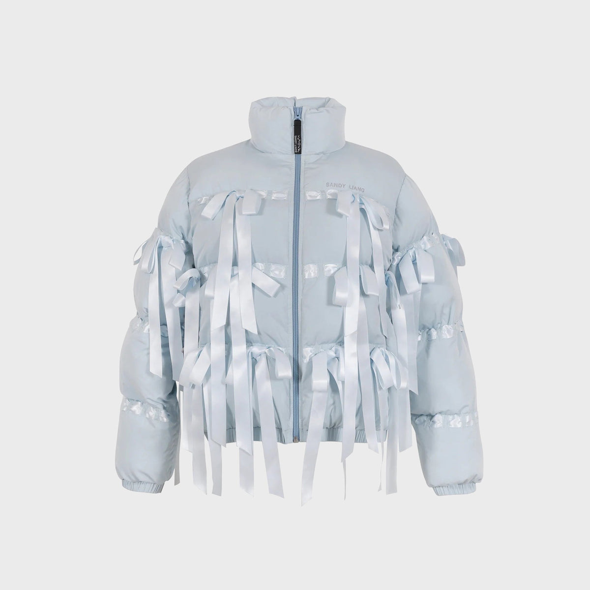 Sandy Liang Visby Puffer Jacket - Baby Blue