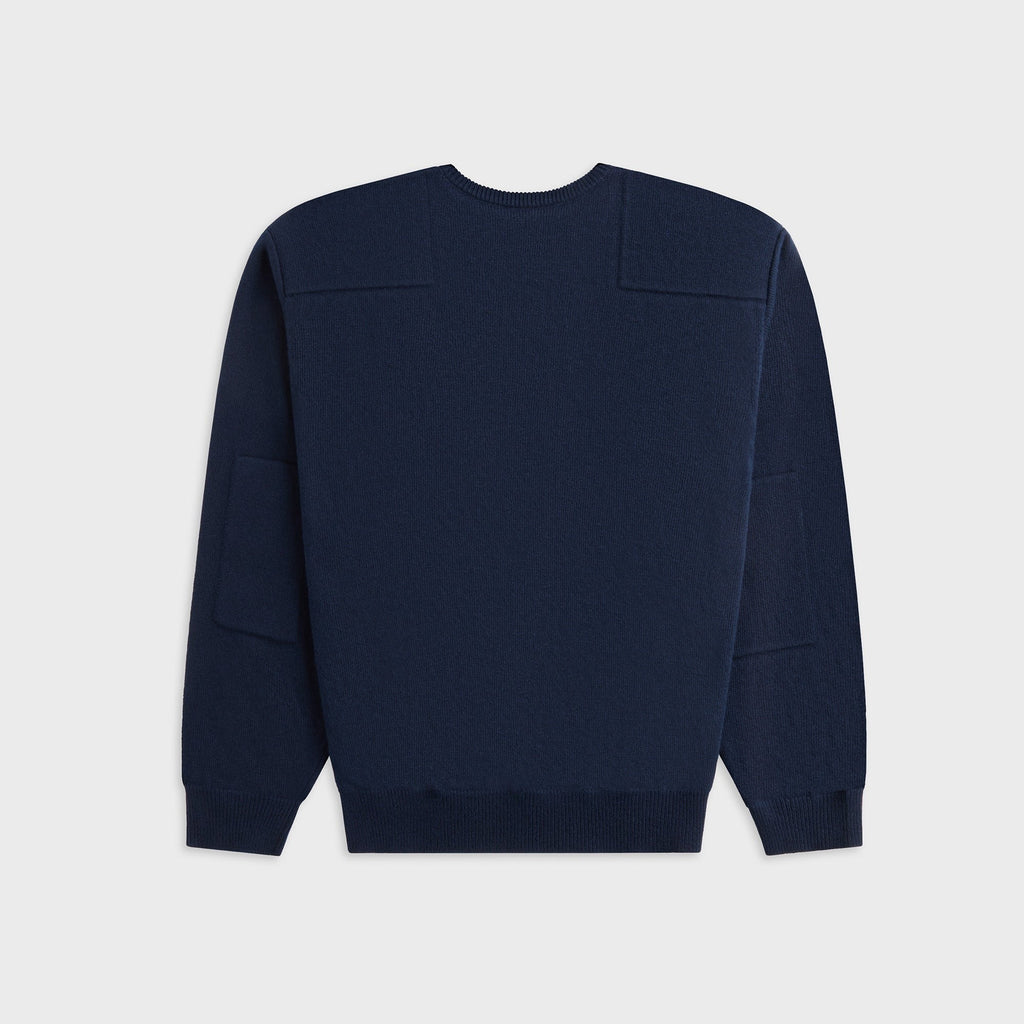 Jil Sander Panelled Crewneck Sweater - Nightfall