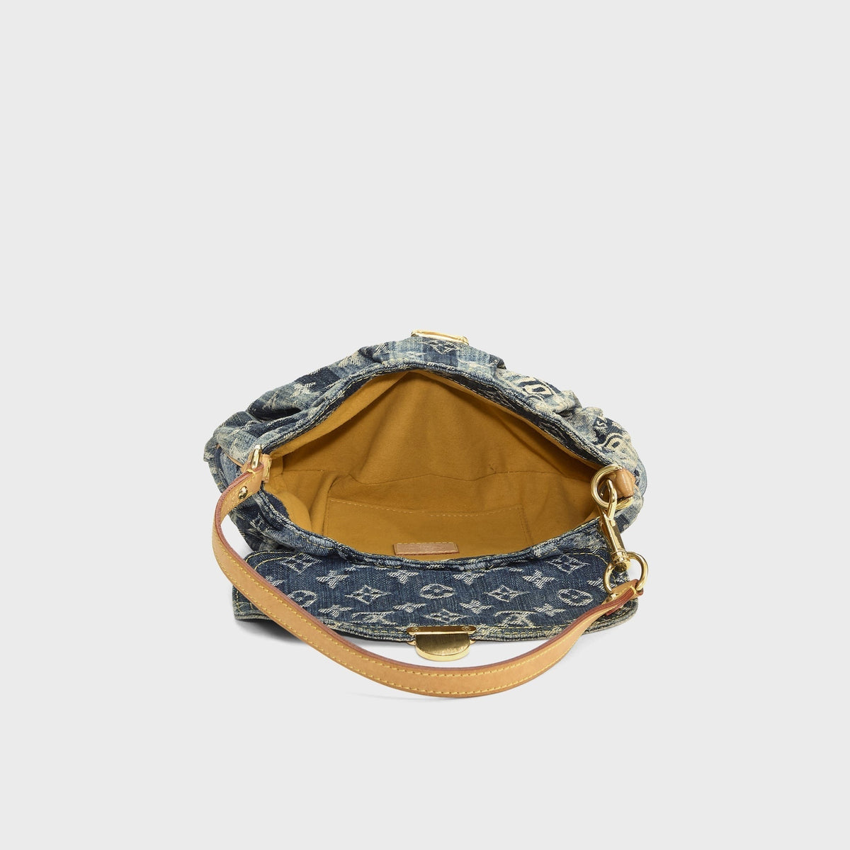 WGACA Louis Vuitton Mini Pleaty Raye Bag - Denim