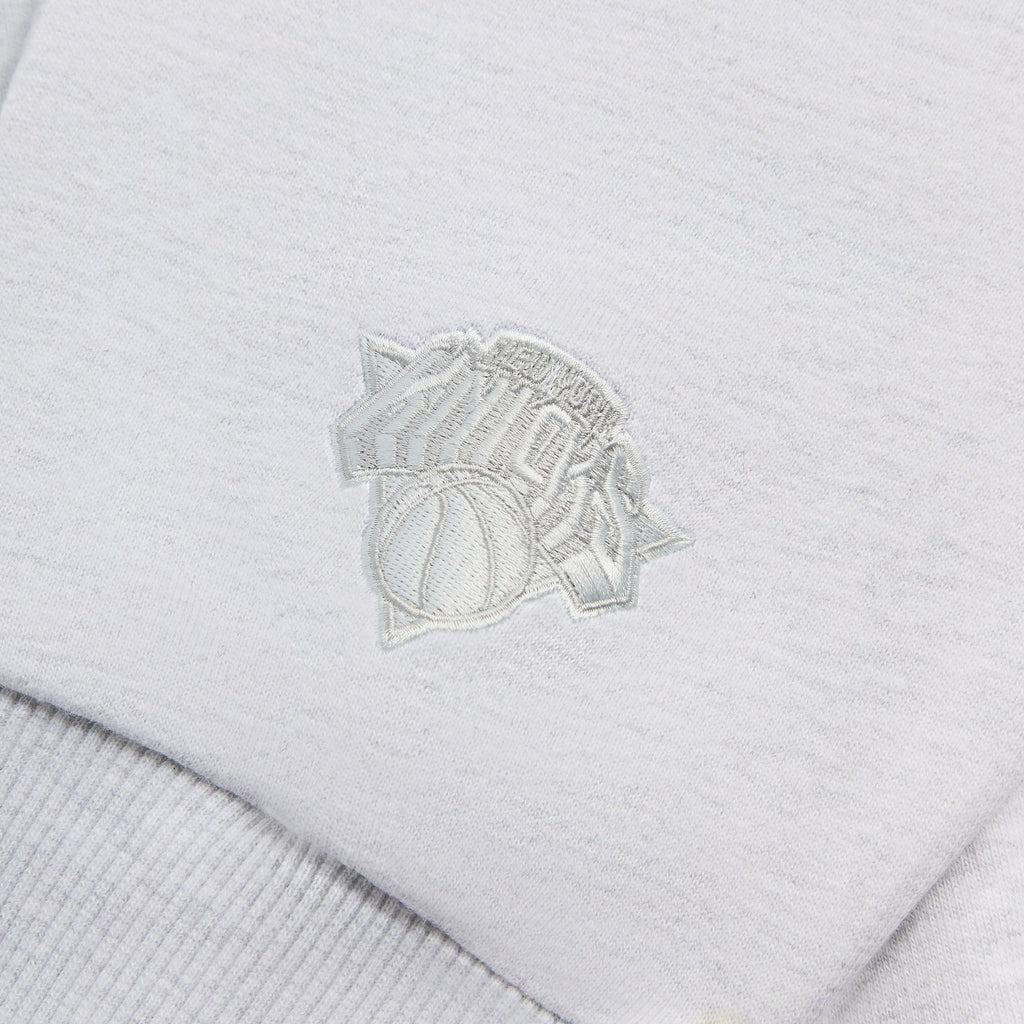 Kith for the New York Knicks Playoffs Nelson Hoodie - Light Heather Grey