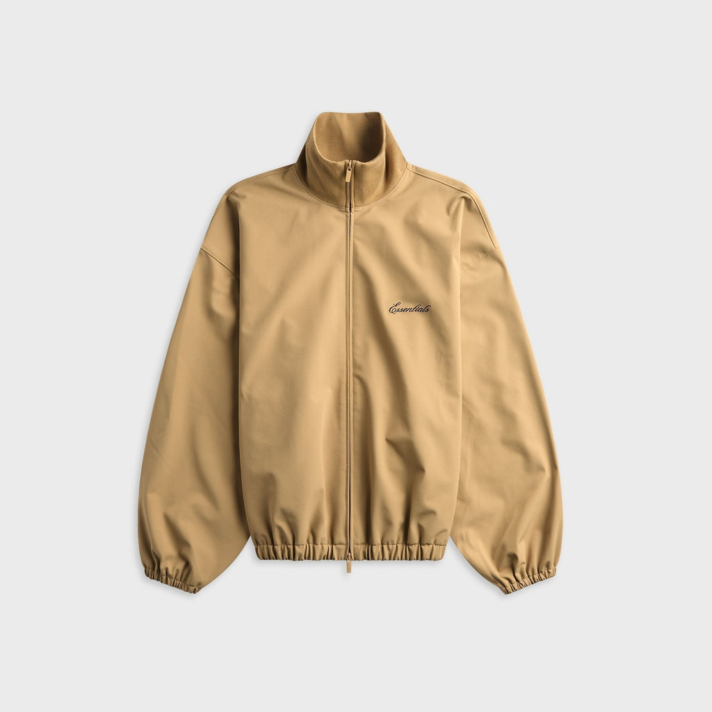 Essentials Signature Full Zip Track Jacket - Dune