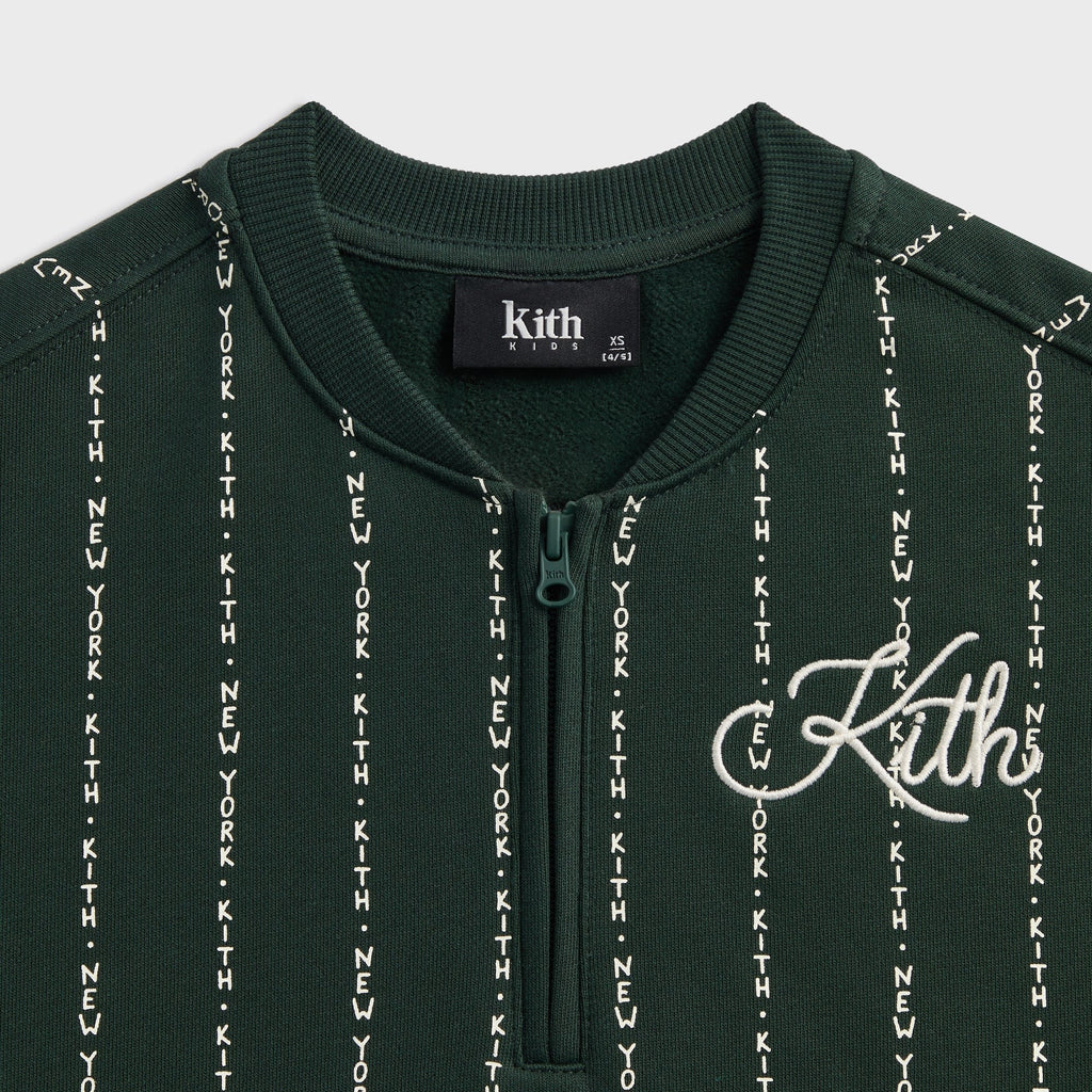 Kith Kids Quarter Zip Sweatshirt - Stadium