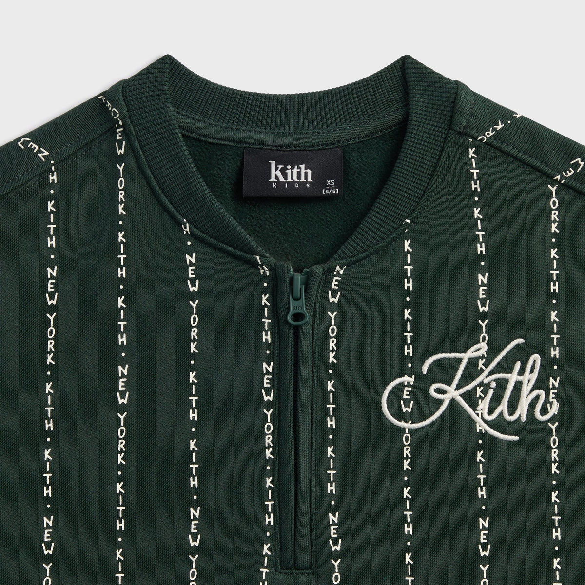 Kith Kids Quarter Zip Sweatshirt - Stadium
