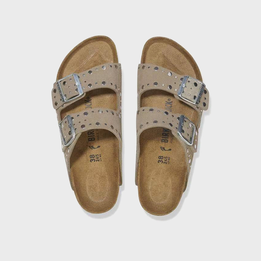 Birkenstock WMNS Arizona Rivets - Taupe