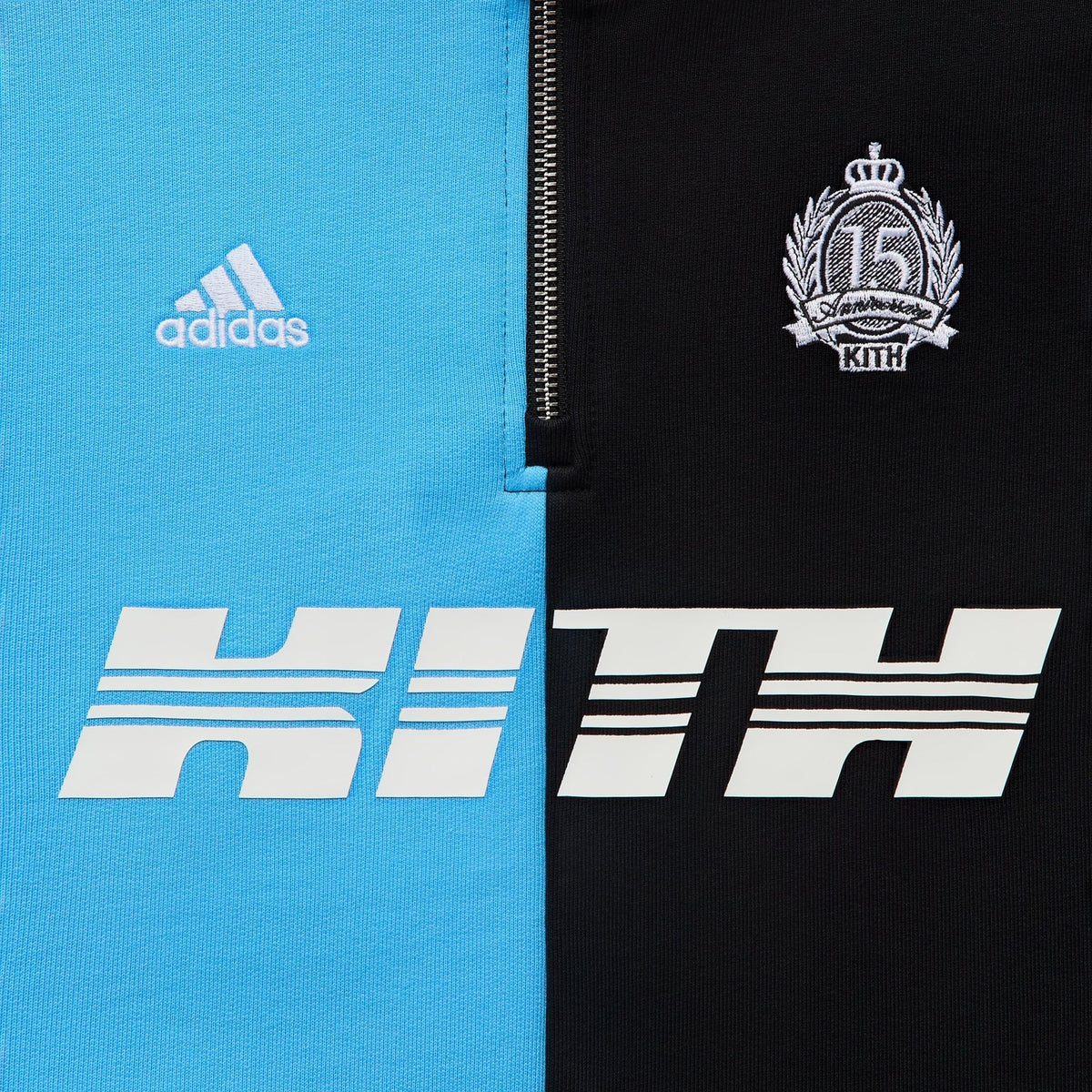 Kith & Messi for adidas Football Fleece Quarter Zip - Night Navy