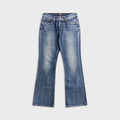 EB Denim Miley Slouchy Bootcut Jean - Blue Latch