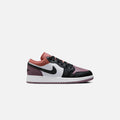Jordan GS Air Jordan 1 Low Se - White / Black / Sky J / Orange