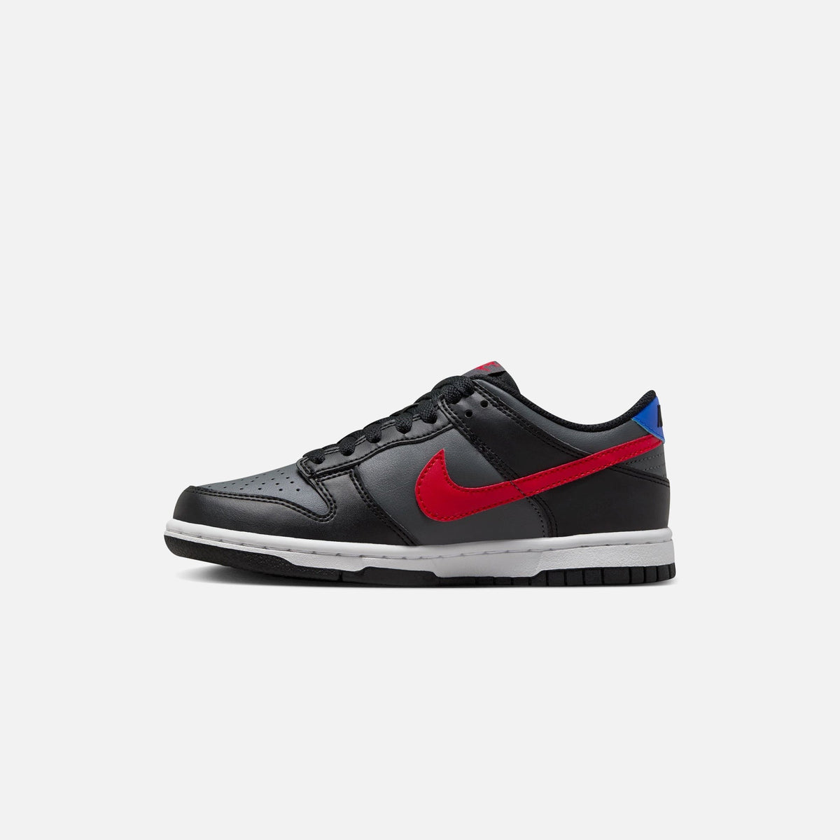 Nike GS Dunk Low - Black / University Red / White / Racer Blue