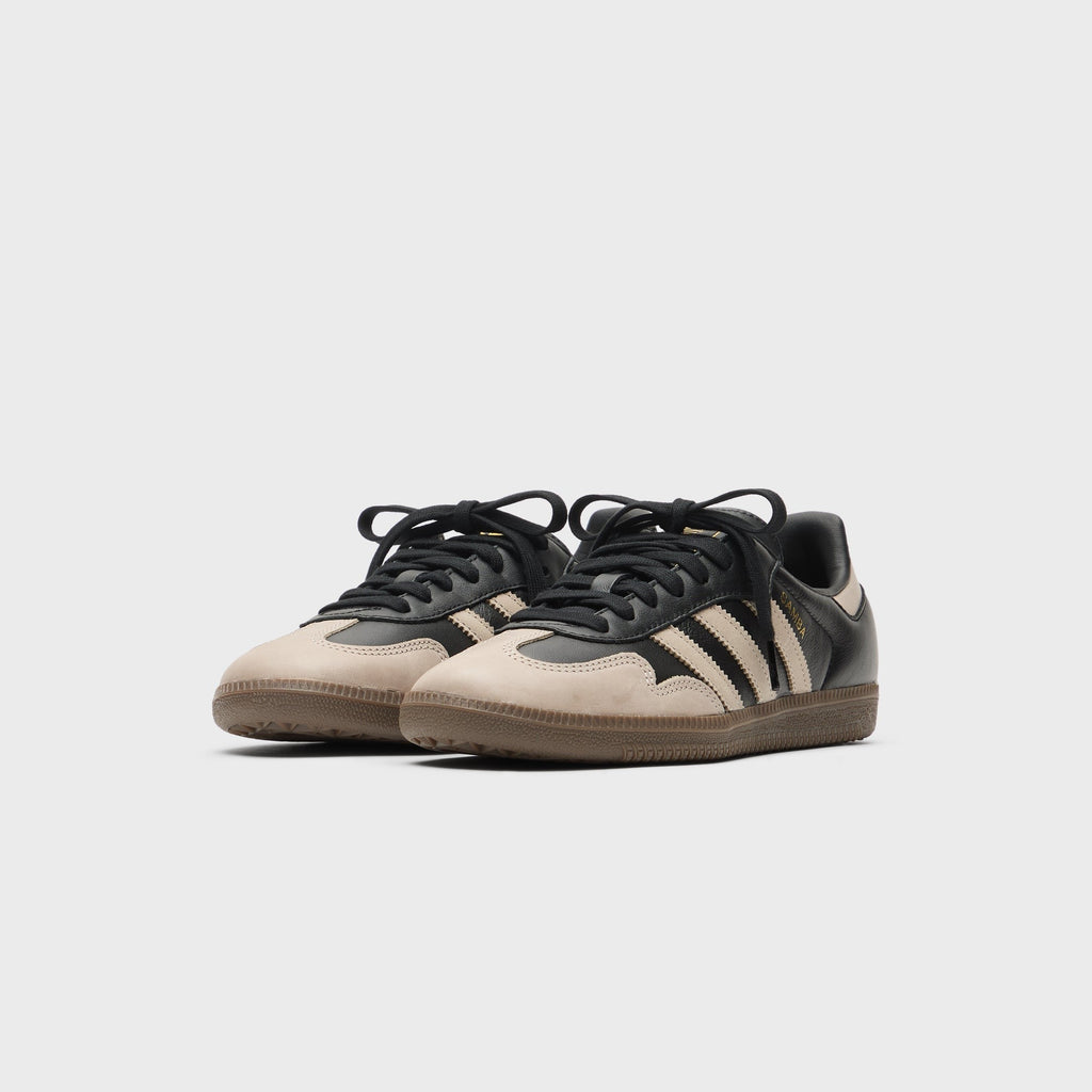 adidas WMNS Samba OG - Core Black / Wonder Beige / Gold Metallic