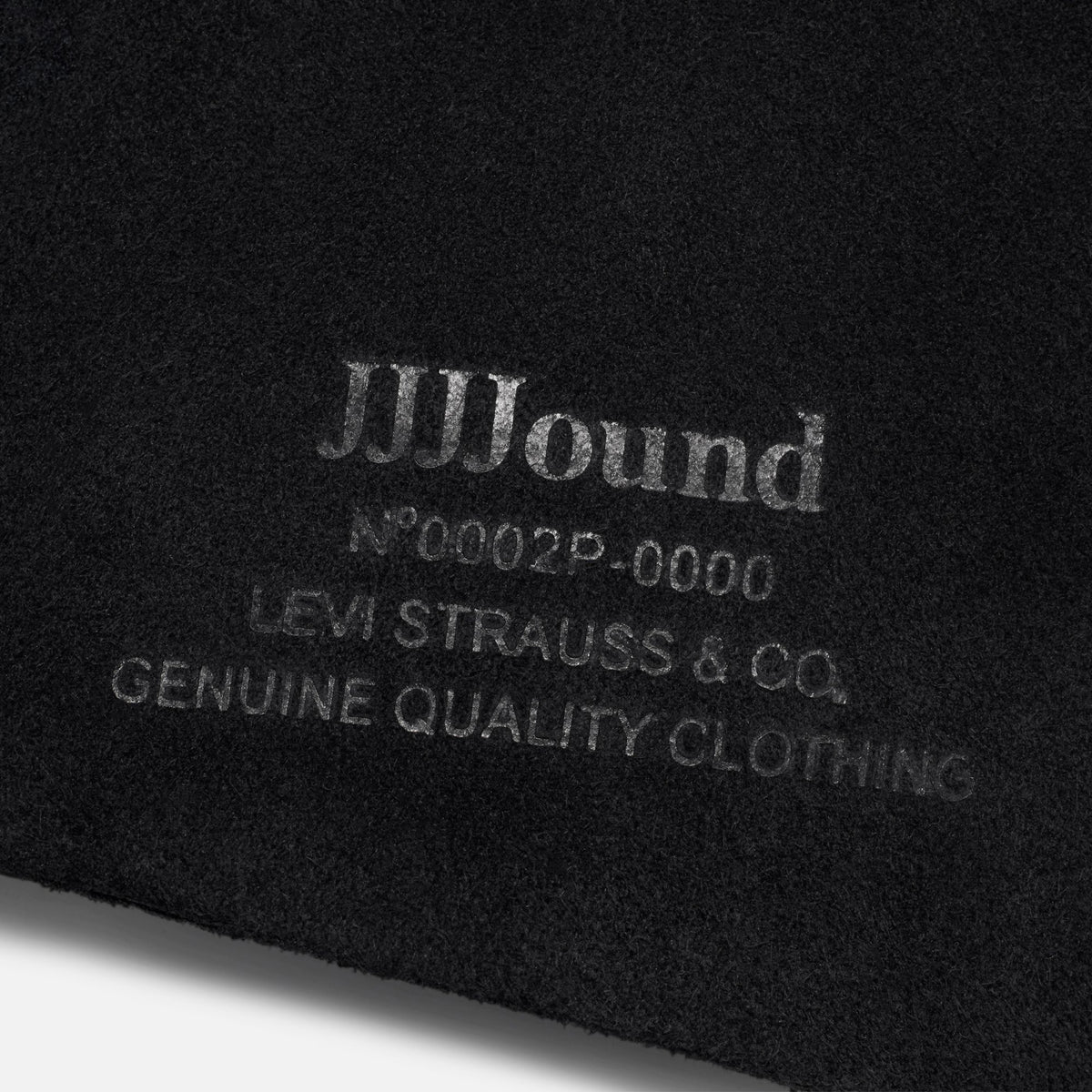 Levi's x JJJJound Suede Cap - Black