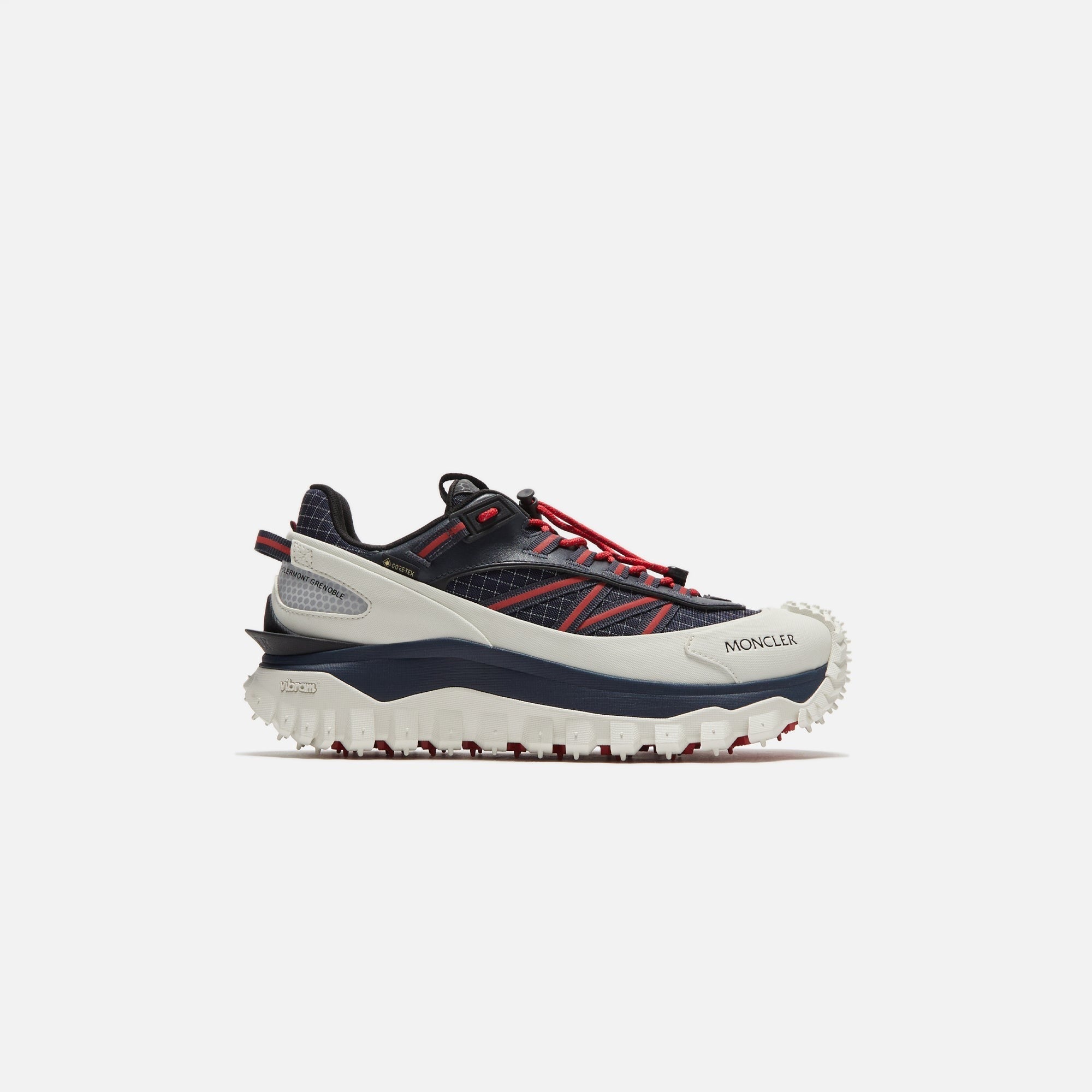 Moncler Trailgrip GTX Low Top Sneakers - Navy / White / Red